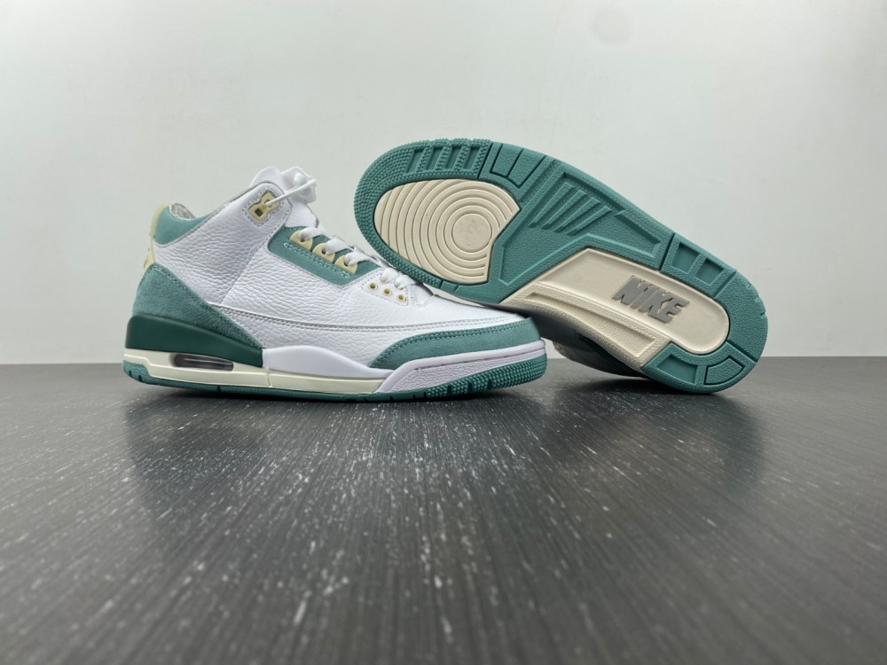 Men's Running weapon Air Jordan 3 Aqua/White Shoes 079 Men's Running weapon Air Jordan 3 Aqua/White Shoes 079